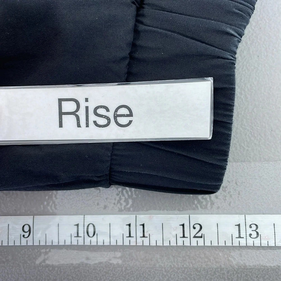 For Days Pants Women's M Medium Black Linen Pull On Straight Leg Organic - Picture 9 of 10